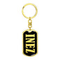 Inez v02 - Luxury Dog Tag Keychain