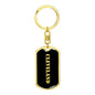 Cleveland v3 - Luxury Dog Tag Keychain