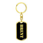 Brent v3 - Luxury Dog Tag Keychain