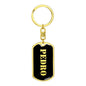 Pedro v3 - Luxury Dog Tag Keychain