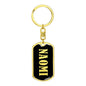 Naomi v02 - Luxury Dog Tag Keychain