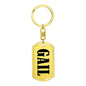 Gail v01 - Luxury Dog Tag Keychain