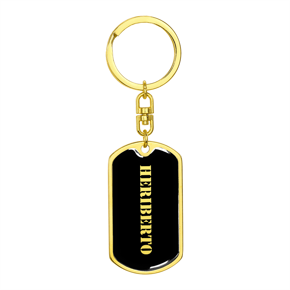 Heriberto v2 - Luxury Dog Tag Keychain