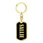 Sallie v02 - Luxury Dog Tag Keychain