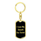 Love My Smooth Fox Terrier v5 - Luxury Dog Tag Keychain