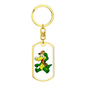 Crocodile - Luxury Dog Tag Keychain