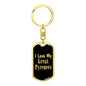 Love My Great Pyrenees v2 - Luxury Dog Tag Keychain