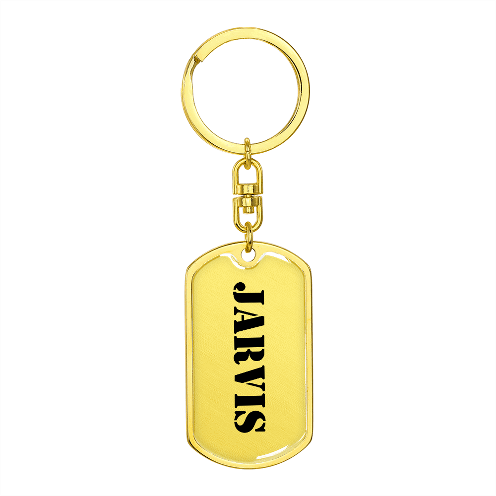 Jarvis - Luxury Dog Tag Keychain