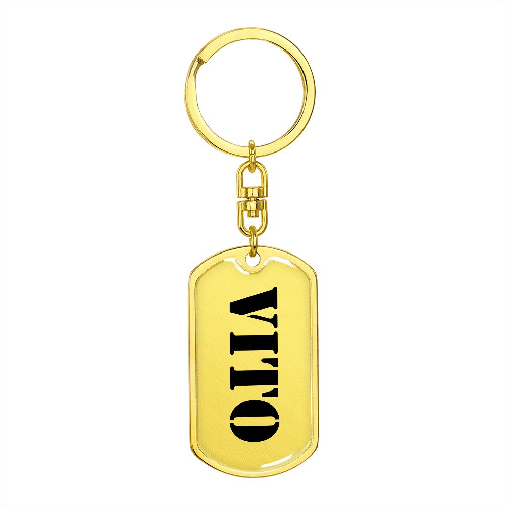 Vito - Luxury Dog Tag Keychain