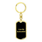 Love My Newfoundland v5 - Luxury Dog Tag Keychain