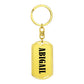 Abigail v01 - Luxury Dog Tag Keychain