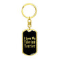 Love My Tibetan Terrier v2 - Luxury Dog Tag Keychain