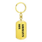 Airman's Son - Luxury Dog Tag Keychain