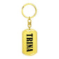 Trina v01 - Luxury Dog Tag Keychain
