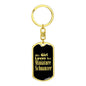 Miniature Schnauzer v2 - Luxury Dog Tag Keychain