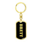 Brett v3 - Luxury Dog Tag Keychain
