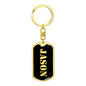 Jason v3 - Luxury Dog Tag Keychain