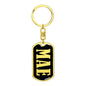 Mae v02 - Luxury Dog Tag Keychain