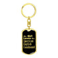 American English Coonhound v2 - Luxury Dog Tag Keychain