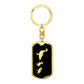 Mama Duck With 2 Ducklings v2 - Luxury Dog Tag Keychain