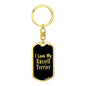 Love My Russell Terrier v2 - Luxury Dog Tag Keychain