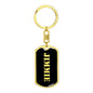 Jimmie v3 - Luxury Dog Tag Keychain