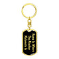Alaskan Malamute's Home v2 - Luxury Dog Tag Keychain