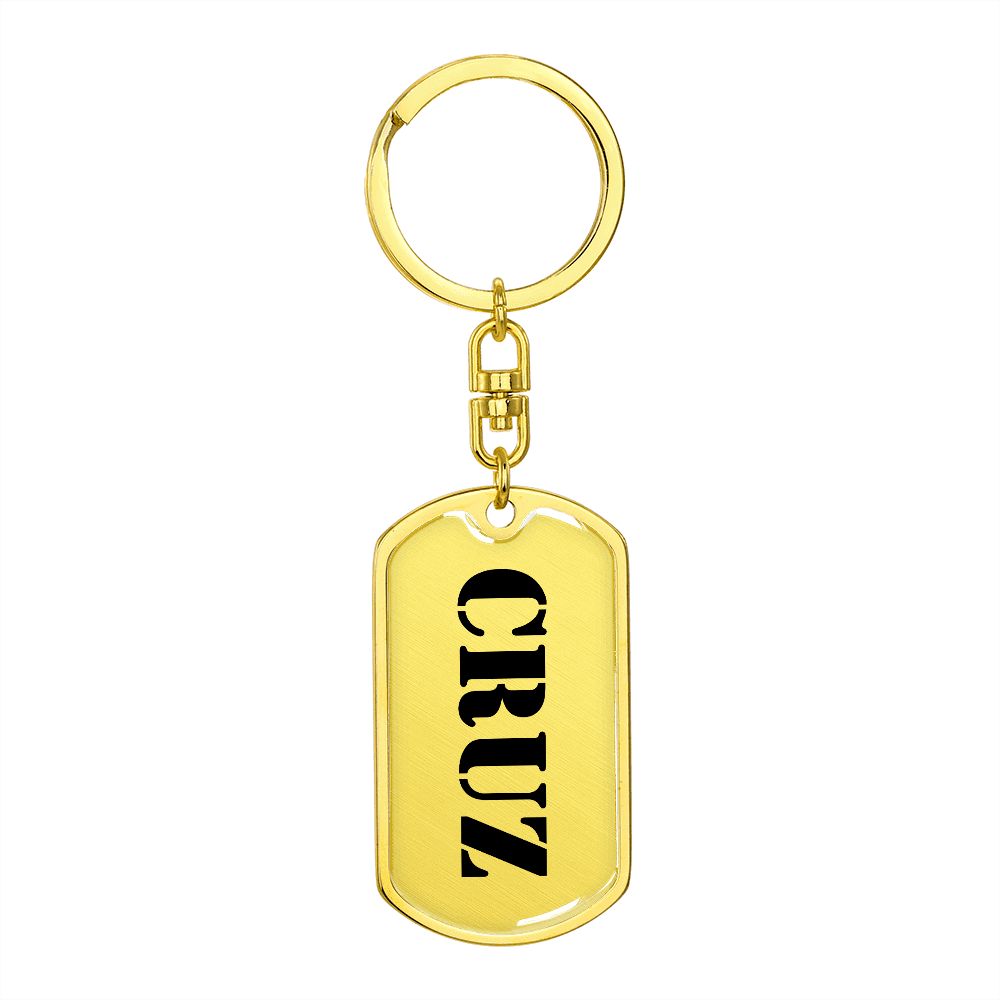 Cruz - Luxury Dog Tag Keychain