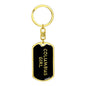 Columbus Girl v5 - Luxury Dog Tag Keychain