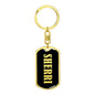 Sherri v02 - Luxury Dog Tag Keychain