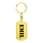Emil - Luxury Dog Tag Keychain