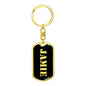 Jamie v3 - Luxury Dog Tag Keychain