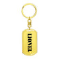 Lionel - Luxury Dog Tag Keychain