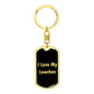 Love My Löwchen v5 - Luxury Dog Tag Keychain