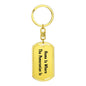 Pomeranian's Home - Luxury Dog Tag Keychain