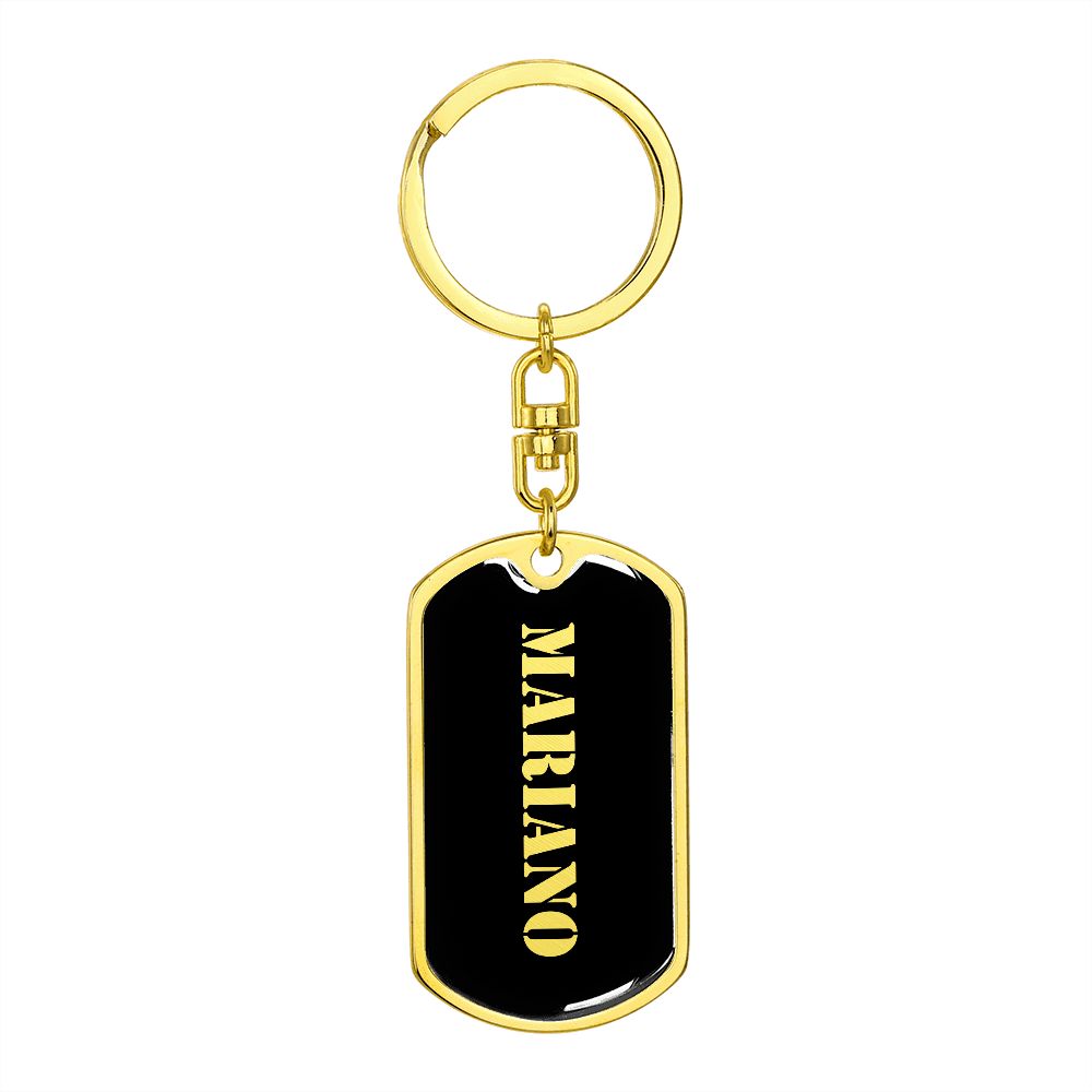Mariano v2 - Luxury Dog Tag Keychain