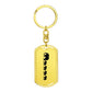 Mama Elephant With 4 Calves - Luxury Dog Tag Keychain