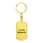 Love My Affenpinscher v4 - Luxury Dog Tag Keychain