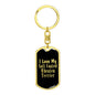 Love My Soft Coated Wheaten Terrier v2 - Luxury Dog Tag Keychain