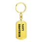 Navy Brother - Luxury Dog Tag Keychain
