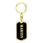 Martin v3 - Luxury Dog Tag Keychain