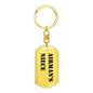 Airman's Niece - Luxury Dog Tag Keychain