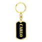 Carlo v2 - Luxury Dog Tag Keychain