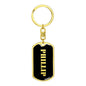 Phillip v3 - Luxury Dog Tag Keychain