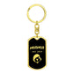 Mama, Est. 2014 v2 - Luxury Dog Tag Keychain