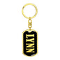 Lynn v02 - Luxury Dog Tag Keychain