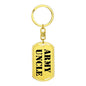 Army Uncle - Luxury Dog Tag Keychain