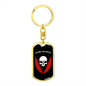 72nd Mechanized Brigade (Ukraine) v3 - Luxury Dog Tag Keychain