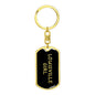 Louisville Girl v5 - Luxury Dog Tag Keychain