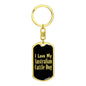 Love My Australian Cattle Dog v2 - Luxury Dog Tag Keychain